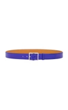 Maison Vaincourt Exclusive Snake Waist Belt In Blue