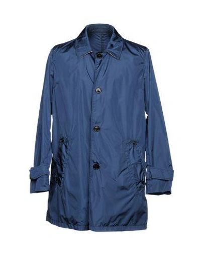 Aquascutum Full-length Jacket In Dark Blue
