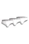 Hugo Boss Men's Pack Of Three Stretch Cotton Briefs In White