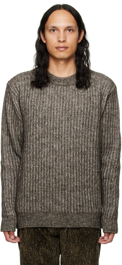 Sunflower Brown Field Sweater In Grey