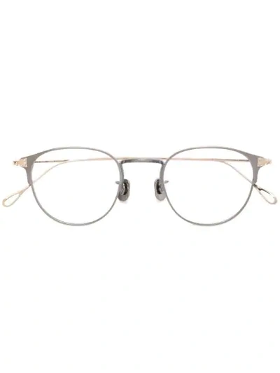 Eyevan7285 Classic Round Glasses - Metallic