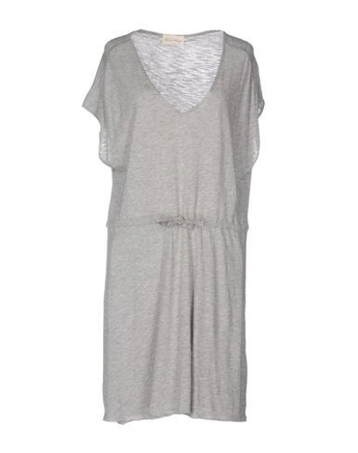 American Vintage Short Dress In Light Grey