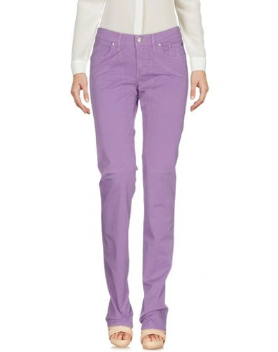 Jeckerson Casual Pants In Purple