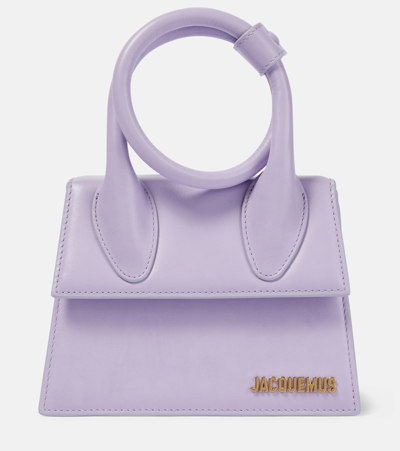 Jacquemus Le Chiquito Noeud Bag In Lilac