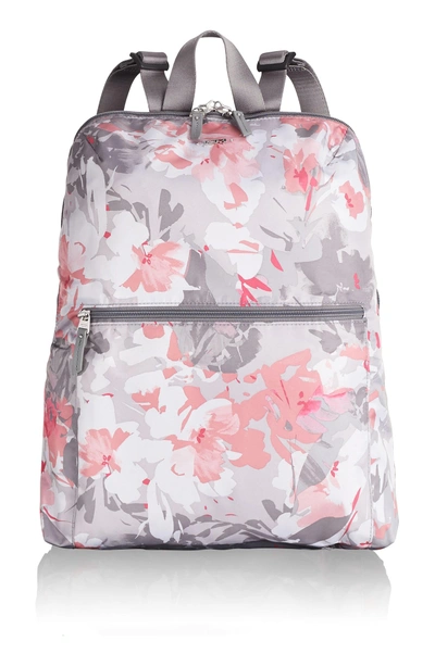 Tumi Just In Case Back-up Tavel Bag - Grey In Grey Floral Print