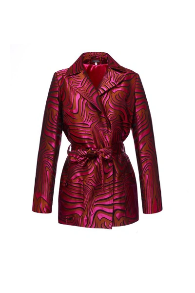 Andreeva Women's Pink / Purple Raspberry Marilyn Jacket №23