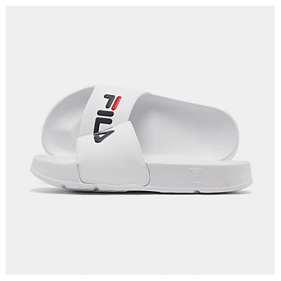 Fila Drifter Slide Sandals In White