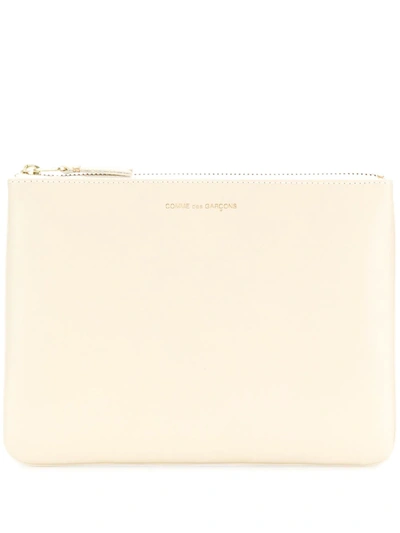 Comme Des Garçons Classic Clutch In Neutrals