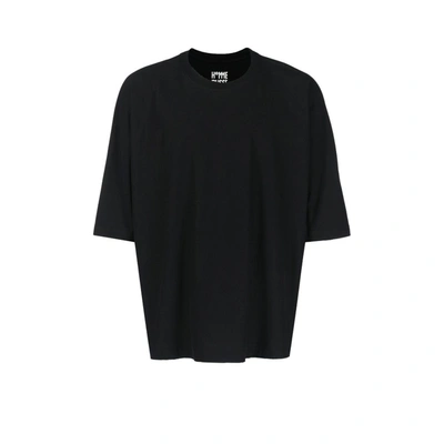Issey Miyake Black Release-t Cotton T-shirt