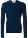 Pringle Of Scotland Crew Neck Jumper In Blue