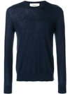 Pringle Of Scotland Crew Neck Jumper In Blue