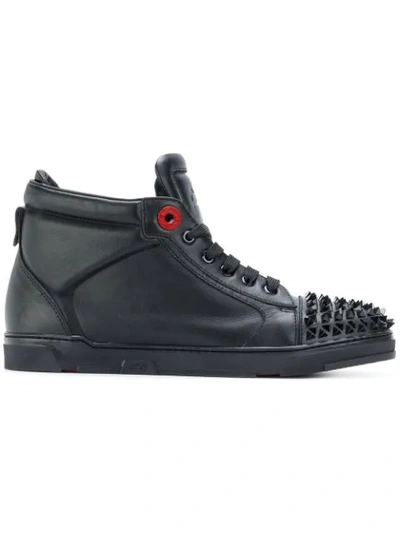 Royaums Studded Hi-top Sneakers In Black