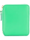 Comme Des Garçons Classic Zip Around Wallet In Green