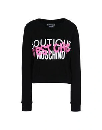 Boutique Moschino Sweatshirts In Black