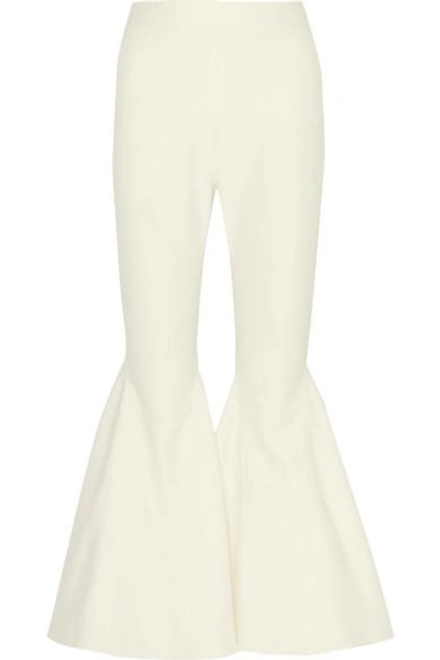 Beaufille Zeke Cotton-blend Flared Pants In White