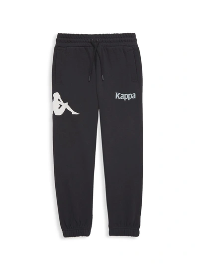 Kappa Little Kid's & Kid's Authentic Coevorden Sweatpants In Black Smoke