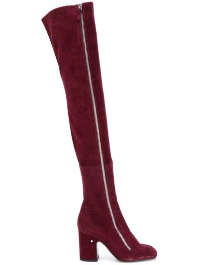 Laurence Dacade Stretch Over The Knee Boots - Red