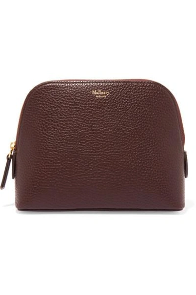 Mulberry Textured-leather Pouch