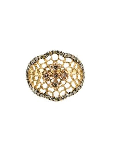 Loree Rodkin 'princess' Lacey Cross Diamond Ring