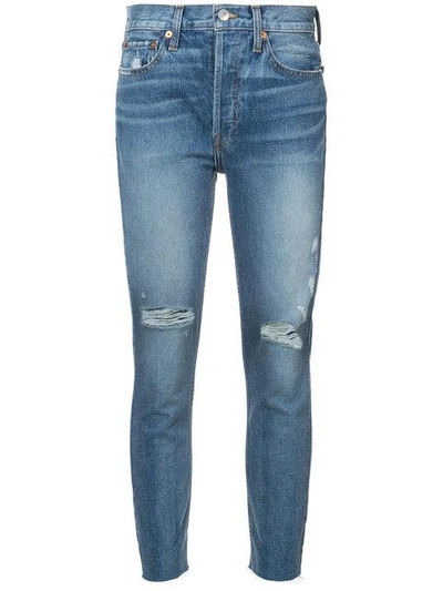 Re/done Ankle Crop Jeans