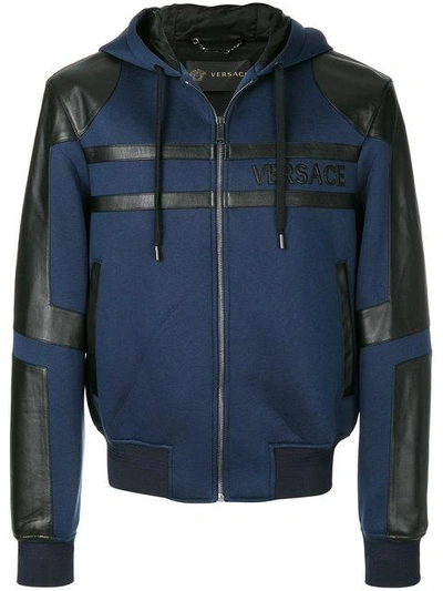 Versace Panelled Hooded Jacket
