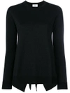 Dondup Tie Back Sweater - Black