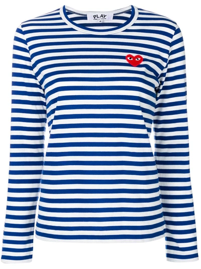 Comme Des Garçons Play Blue