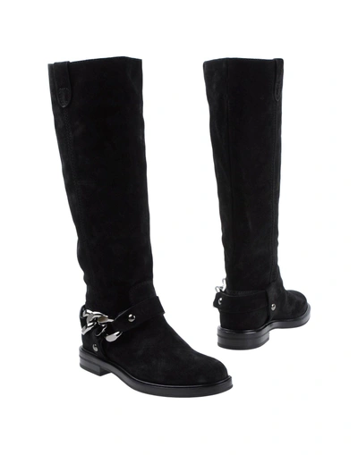 Casadei Boots In Black