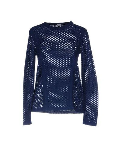 M Missoni Sweater In Dark Blue