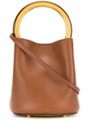 Marni Pannier Tote Bag In Brown