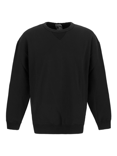 Ten C Black Cotton Sweatshirt