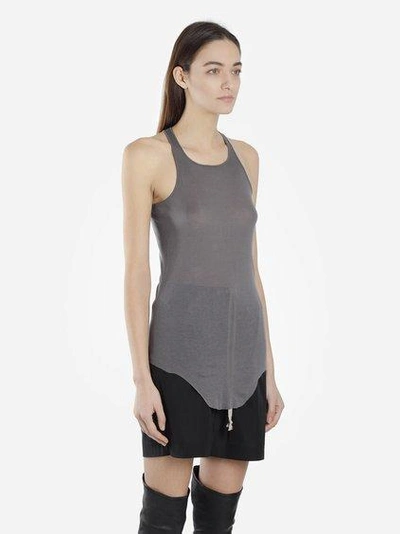 Rick Owens Women's Grey Basic Tank Top