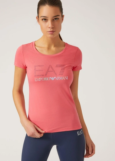 Emporio Armani T-shirts - Item 12131313 In Coral ; White ; Azure ; Black