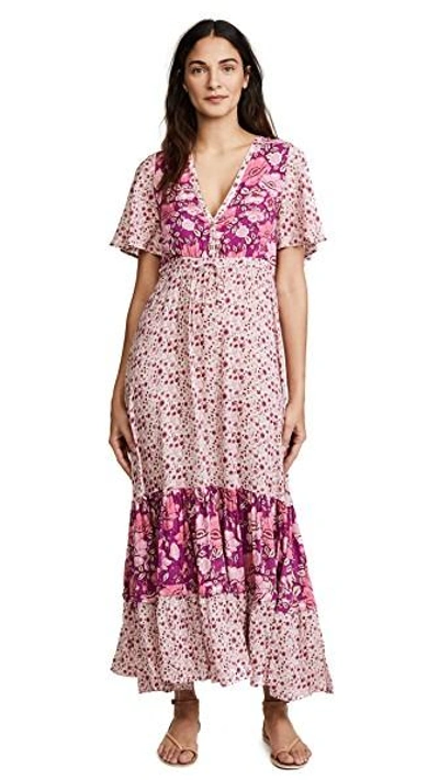 Spell And The Gypsy Collective Winona Dress In Berry