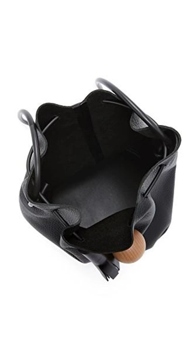 Building Block Bucket Bag In Black