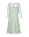 Ermanno Scervino Short Dresses In Light Green