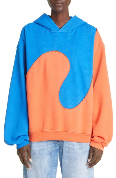 Erl Sweaters In Blue & Orange
