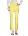 Pinko Casual Pants In Yellow