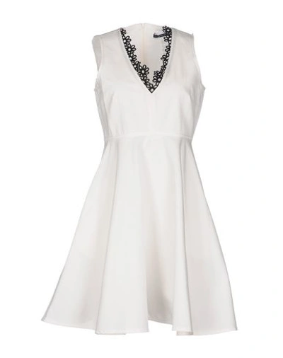 Sportmax Code Short Dress In White