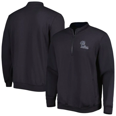 Colosseum Charcoal Ole Miss Rebels Tortugas Logo Quarter-zip Jacket