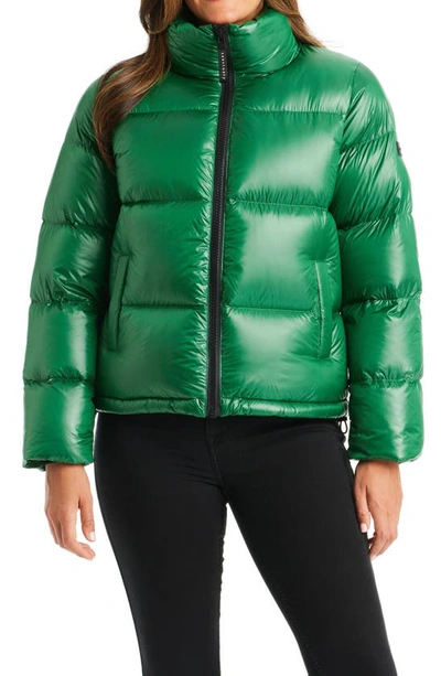Sanctuary Core Down Puffer Jacket In Forest