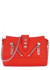 Kenzo Kalifonia Mini Leather Cross-body Bag In Red