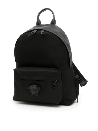 Versace Palazzo Backpack In Nero+neronero