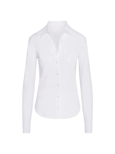 Commando Classic Button-down Shirt In White