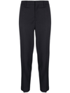 Filippa K Emma Cropped Tailored Trousers In Blue