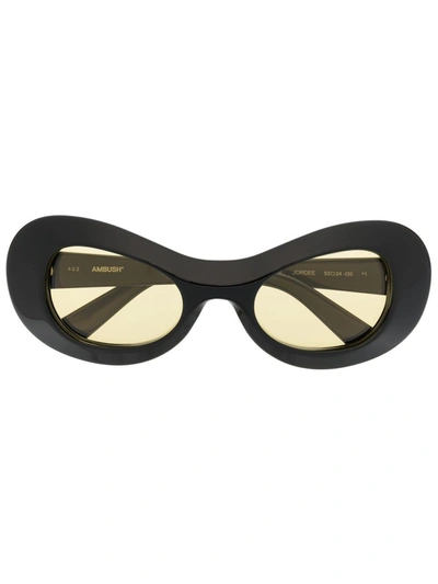 Ambush Jordee Round-frame Sunglasses In Black