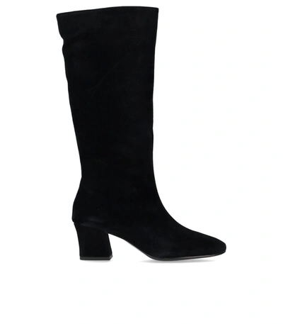 Ash 60mm Block-heel Suede Boots In Black