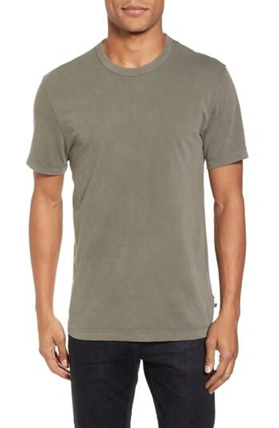 James Perse Crewneck Jersey T-shirt In Shale Pigment