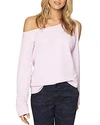 Sanctuary Alexi Cold-shoulder Sweatshirt In Pink Whip