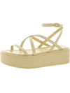 Stuart Weitzman Summerlift Flatform Sandal The Sw Outlet In Gold